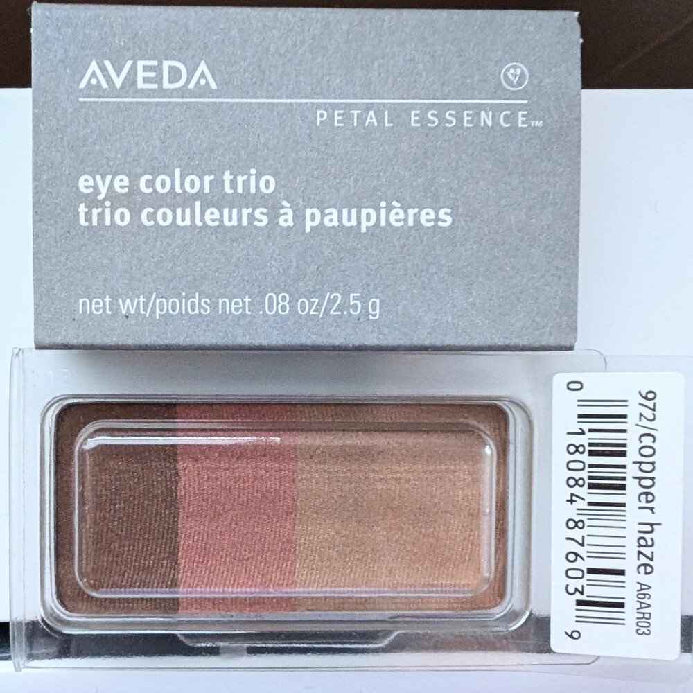 Aveda triple eye shadow (copper haze)